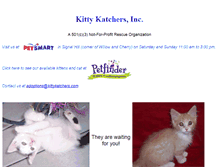 Tablet Screenshot of kittykatchers.com